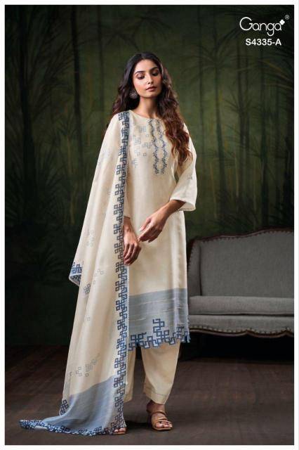 Ganga braina 4335 Best Wholesale Dress materials delaer in india